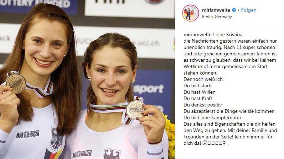 Miriam Welte (l.) und Kristina Vogel waren elf Jahre lang ein eingespieltes Team