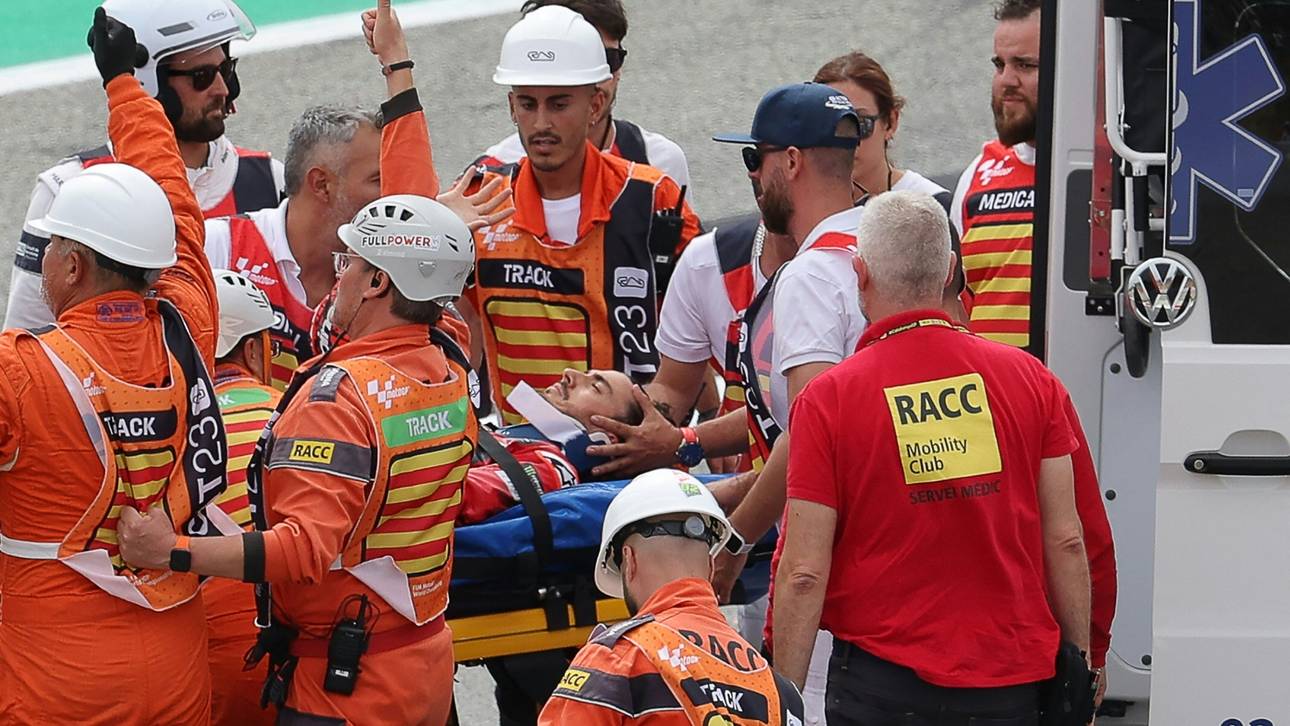 Horrorcrash überschattet MotoGP – Entwarnung bei Bagnaia