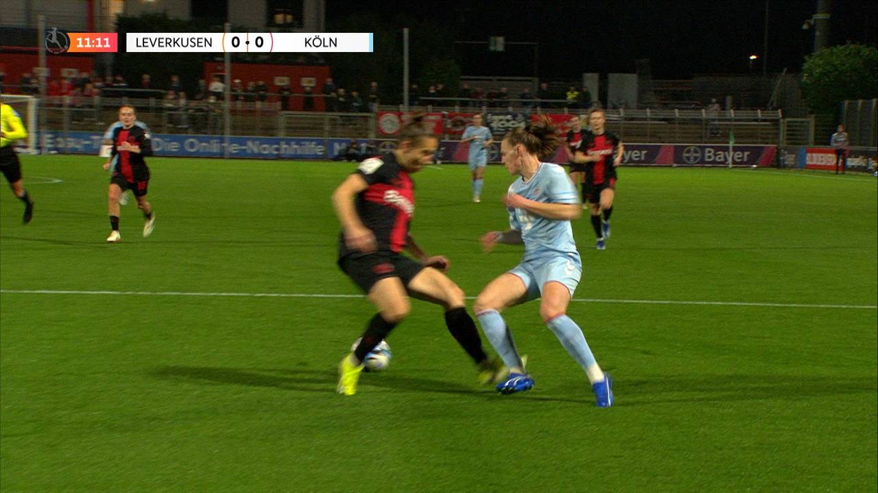 Frauen-Bundesliga: Leverkusen gewinnt das rheinische Derby gegen den 1. FC Köln