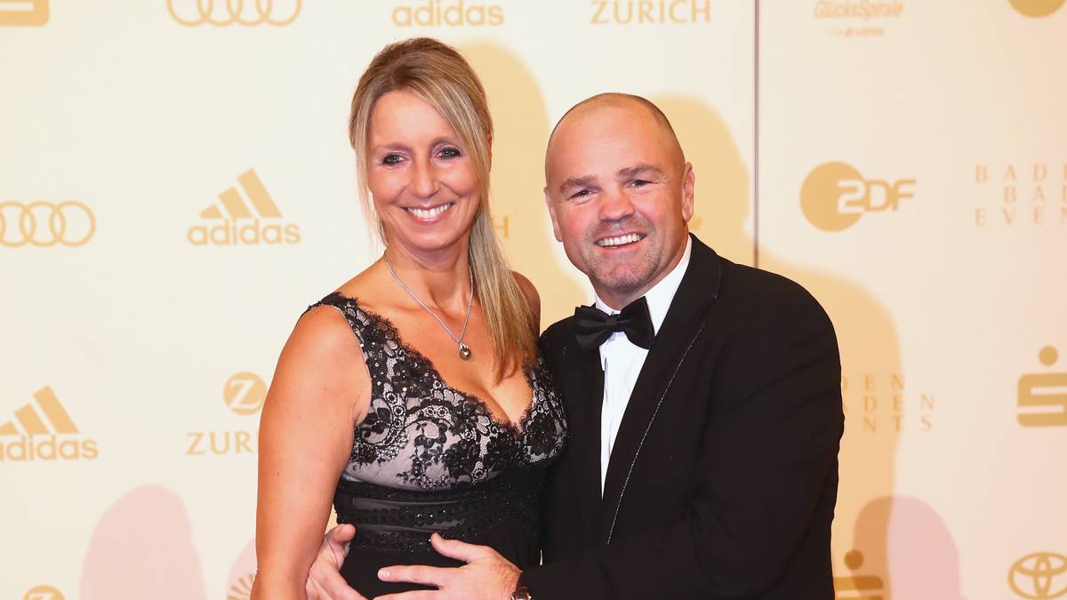 Box-Weltmeister Sven Ottke genießt den Abend mit seiner Lebensgefährtin Monic Frank