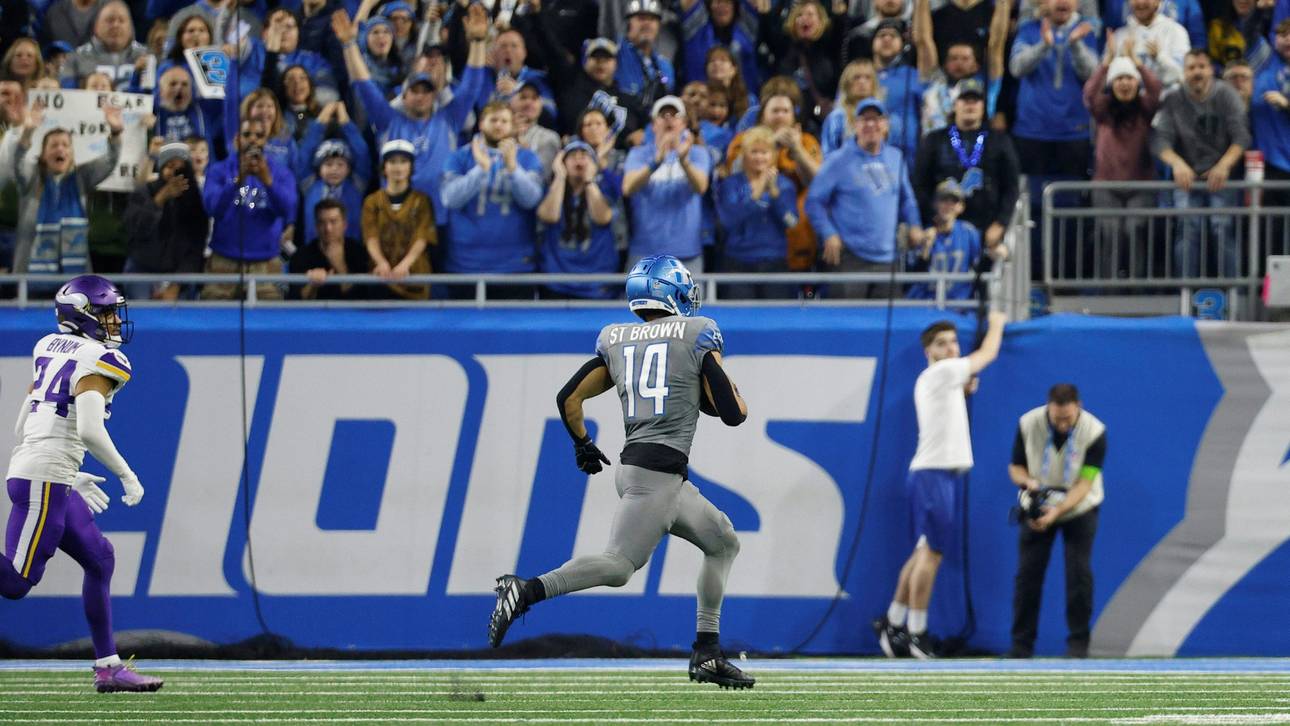 NFL: Bucs gewinnen NFC South – St. Brown spektakulär