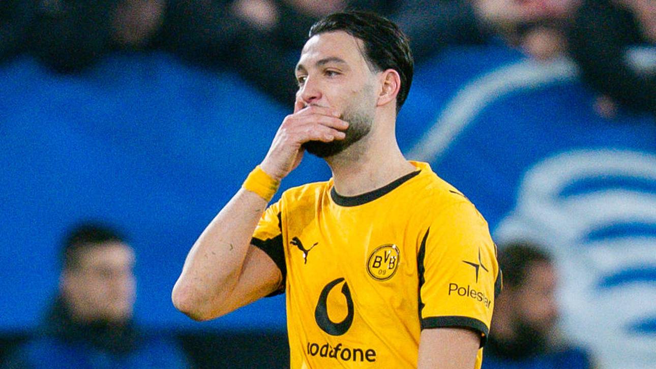 BVB-Verteidiger Ramy Bensebaini erlebte beim Playoff-Rückspiel gegen Bergamo einen Abend zum Vergessen
