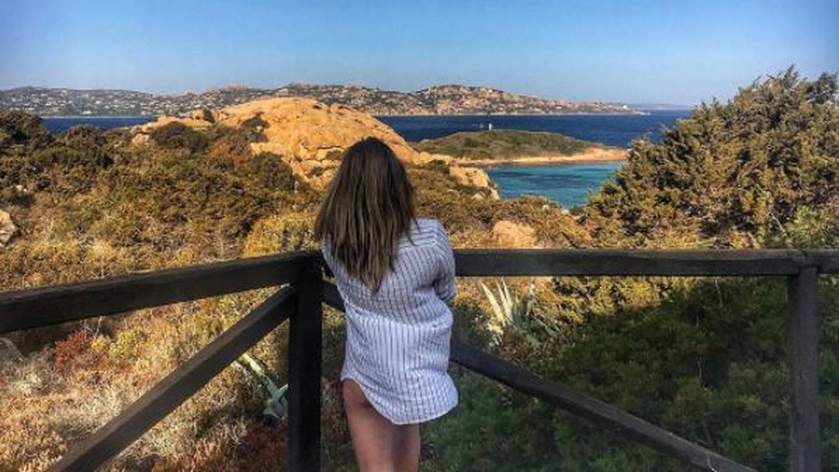 Bei solch einem Outfit gibt Fialkova der Fantasie kaum mehr Spielraum. Der Ausblick ist wahrlich traumhaft