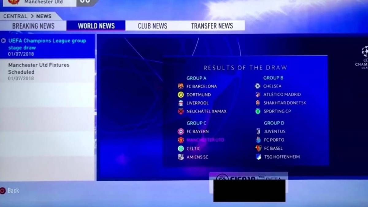 In der Newszentrale finden sich unter dem Reiter "Global News" nun alle Neuigkeiten zur Europa League und Champions League