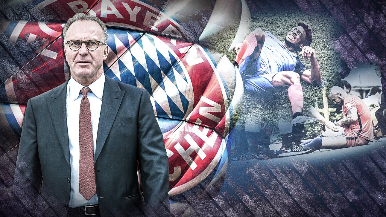 Verletzungsmisere: Bayern sieht rot