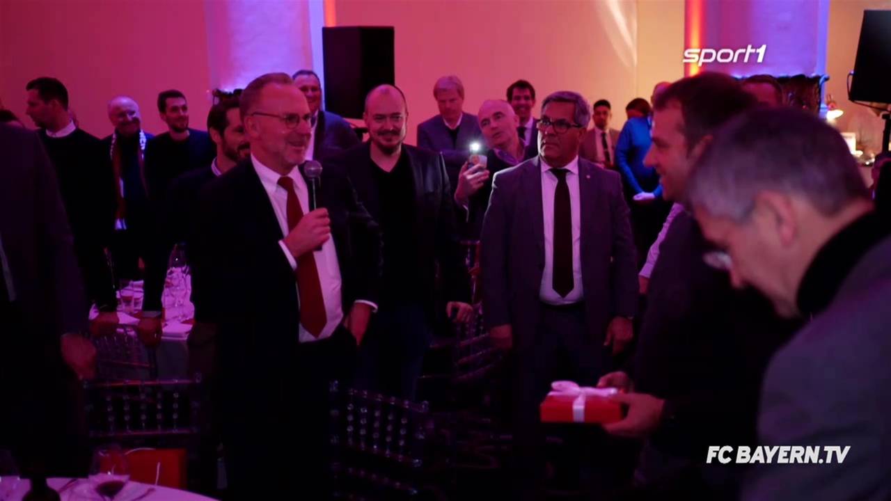 Bankettrede FC Bayern München: Rummenigge deutet Flicks Vertragsverlängerung an