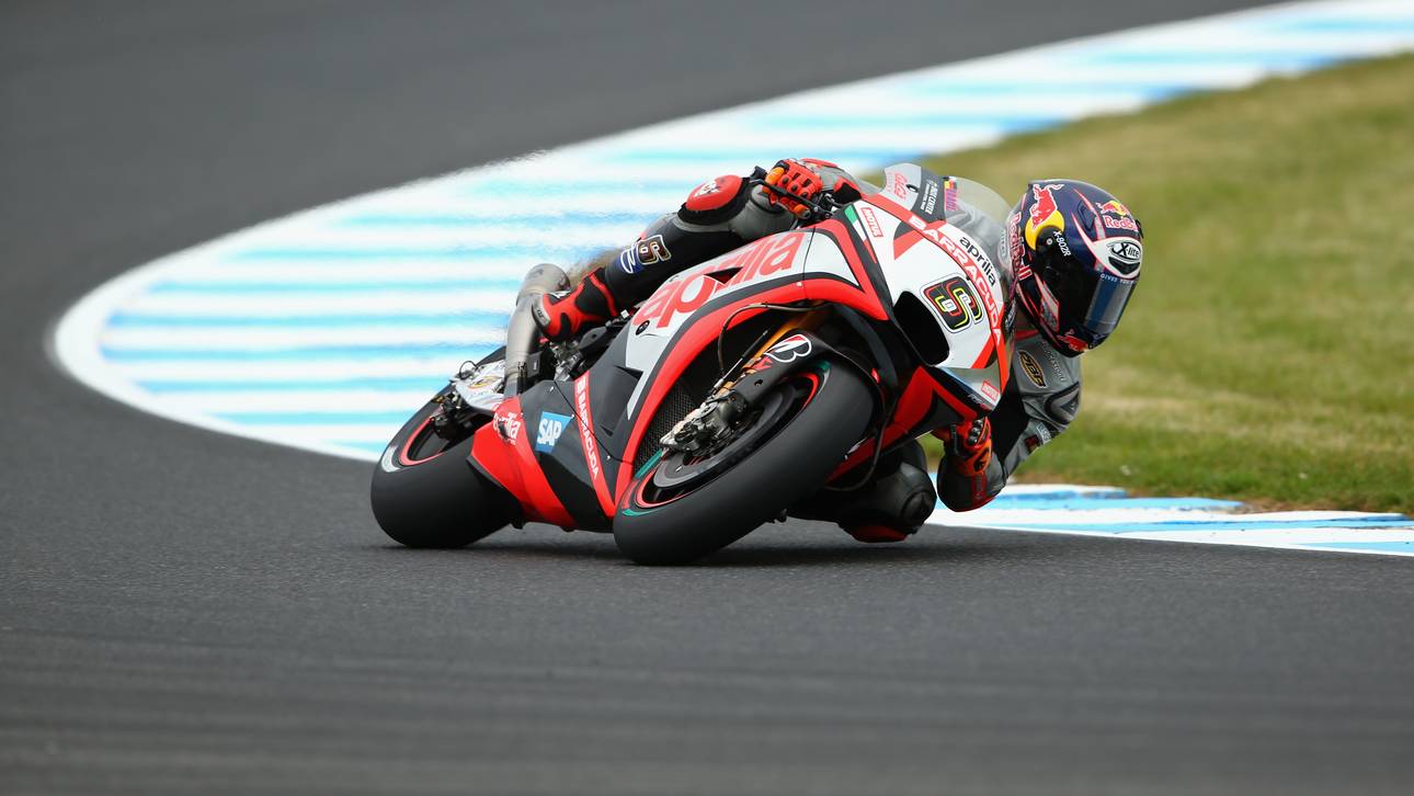 Bradl im Training weit zurück