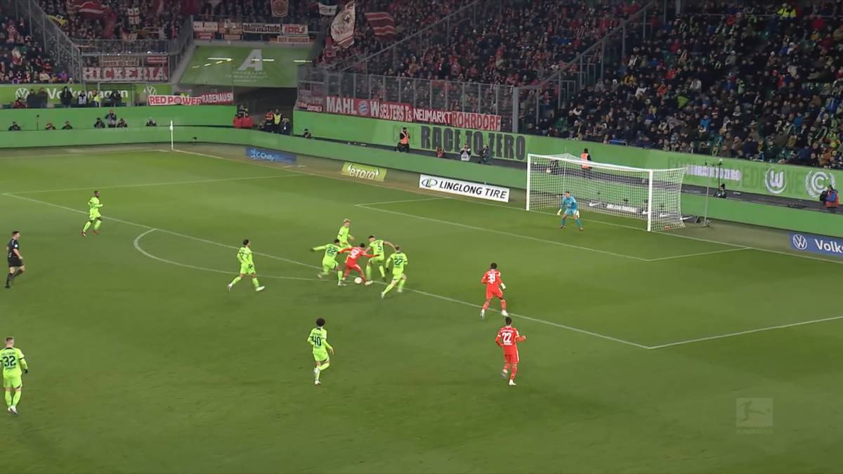 Der 19. Spieltag lieferte wieder zahlreiche Dribblings. Das schönste sicherte sich Jamal Musiala, der gleich vier Wolfsburger aus tanzte. 
