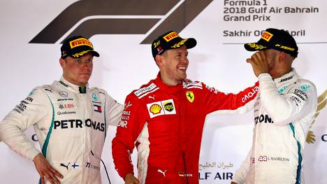 F1 GP China Shanghai 2018 - Vettel und Hamilton 