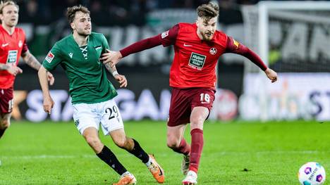 Hannover spielte in grünen Retrotrikots