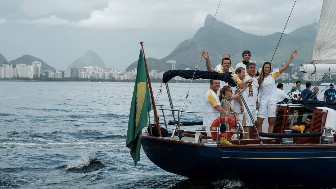 Olympische Fackel in Rio angekommen