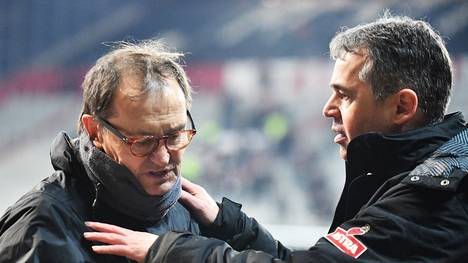 Andreas Rettig (rechts) und Ewald Lienen bilden ein starkes Team beim FC St. Pauli 