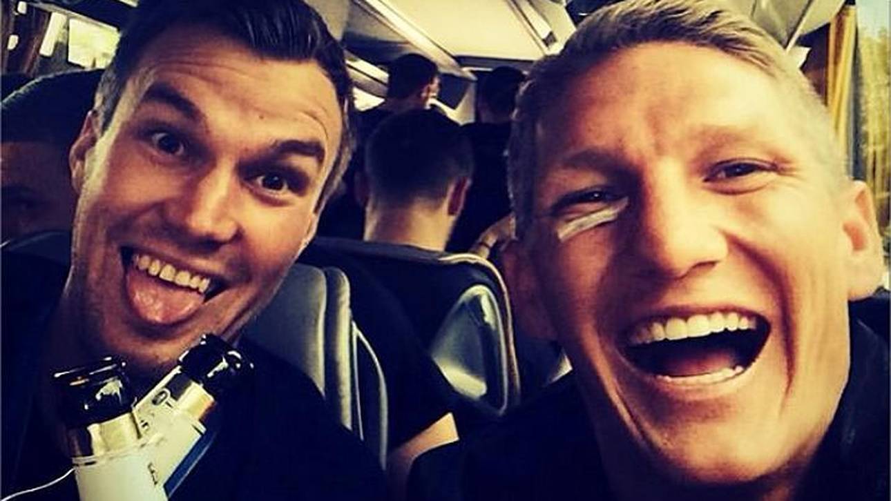 Kevin Großkreutz und Bastian Schweinsteiger