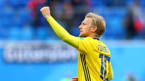 RB-Star Emil Forsberg schoss die Schweden ins Viertelfinale