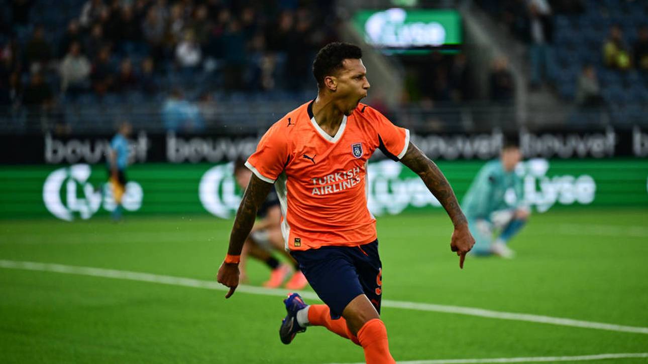 Davie Selke erzielte am Donnerstag sein erstes Tor für seinen neuen Arbeitgeber Basaksehir