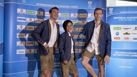 Österreicher präsentieren Olympia-Outfit
