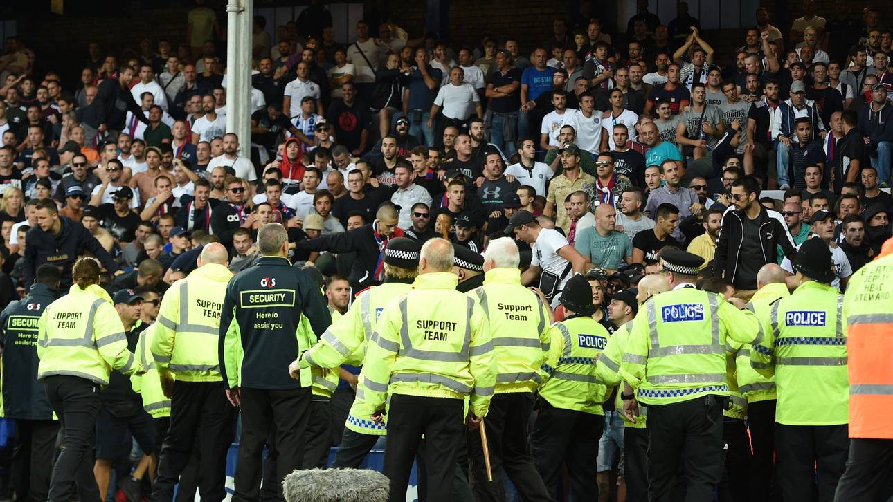 Fan-Randale bei Everton-Spiel
