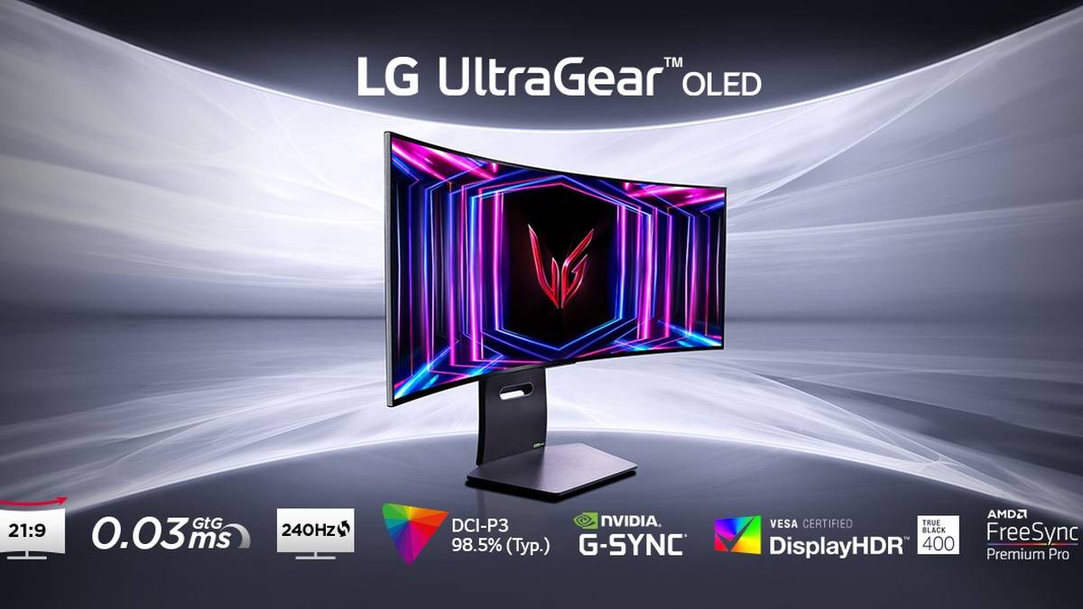 Angebot der Woche! LG UltraWide OLED Gaming-Monitor 34 Zoll - Ein neues Level für deine Gaming-Erfahrung