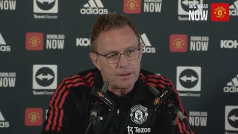 Nach zuletzt enttäuschenden Leistungen rückte die UCL-Qualifikation für Manchester United in weite Ferne. Nun gehe es um einen positiven Saisonabschluss, so Ralf Rangnick vor dem Duell mit Chelsea.