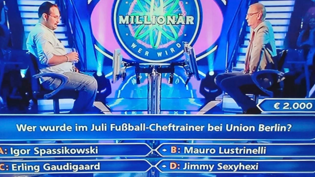 Kandidat Noah Petrik scheiterte bei "Wer wird Millionär" an einer Fußballfrage