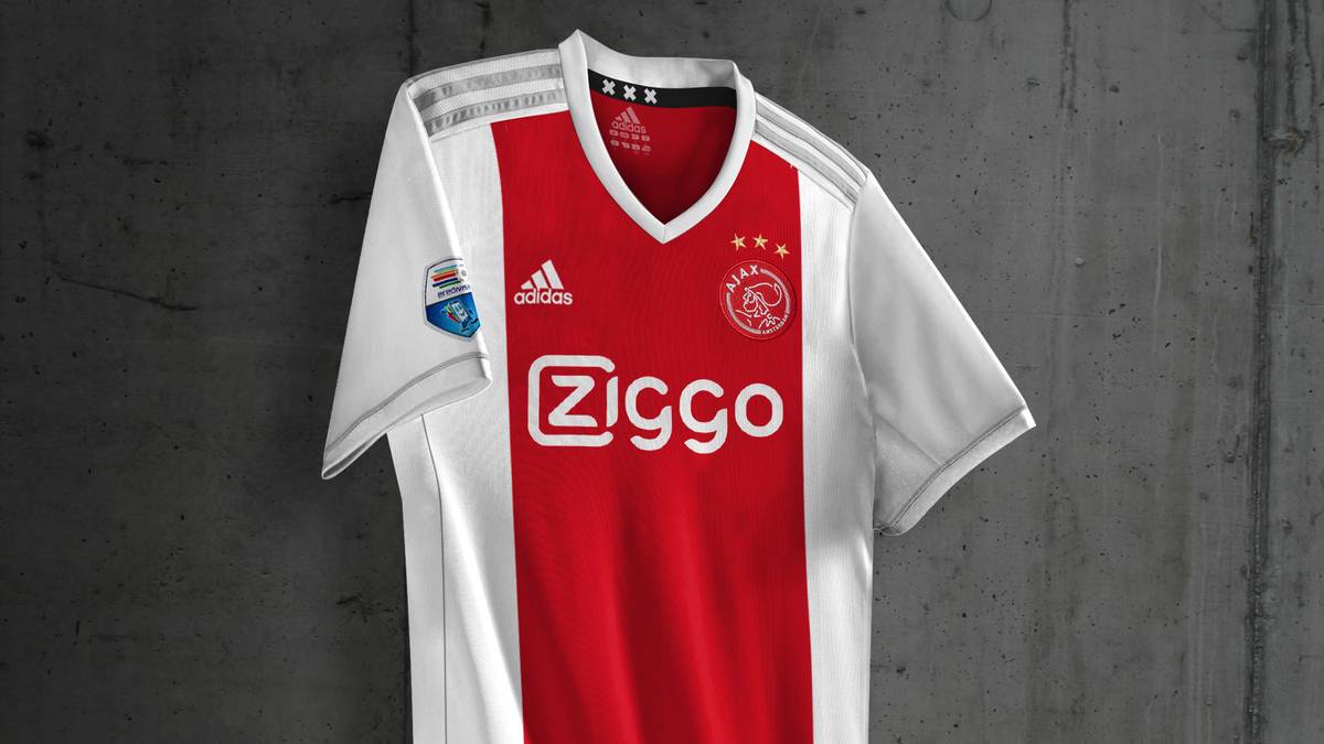 AJAX AMSTERDAM: Das neue Heimtrikot des holländischen Traditionsvereins ist in den klassischen Vereinsfarben gehalten