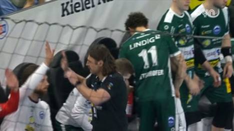 Die Highlights der Partie THW Kiel - ThSV Eisenach aus der Handball-Bundesliga im Video.