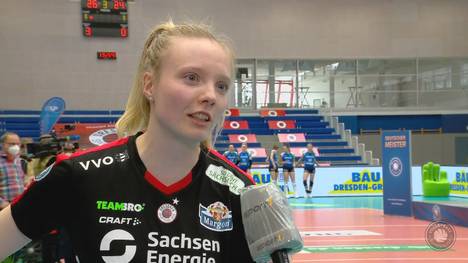Jennifer Janiska und der Dresdner SC haben ihr Comeback in der Finalserie gegen Stuttgart mit dem Titel gekrönt. Im Interview zeigt sich die Nationalspielerin sehr dankbar!