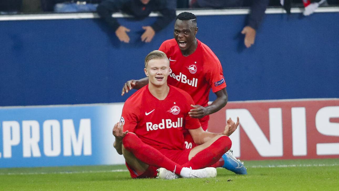 Erling Haaland und Patson Daka spielten gemeinsam bei RB Salzburg