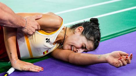 Eine Verletzung kostete Carolina Marin bei Olympia alle Chancen