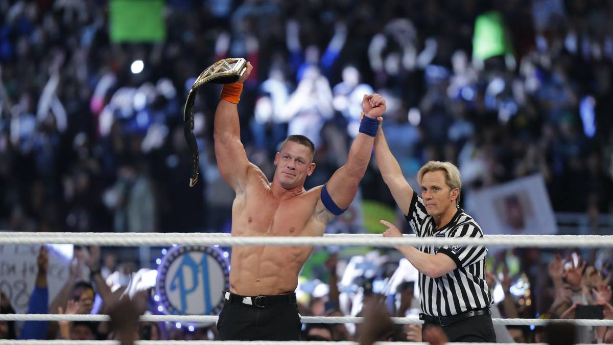 Es reicht aber zum 16. Gewinn eines großen WWE-Titels - womit er den Rekord des 16-maligen WWF-, NWA- und WCW-Champions Ric Flair einstellt