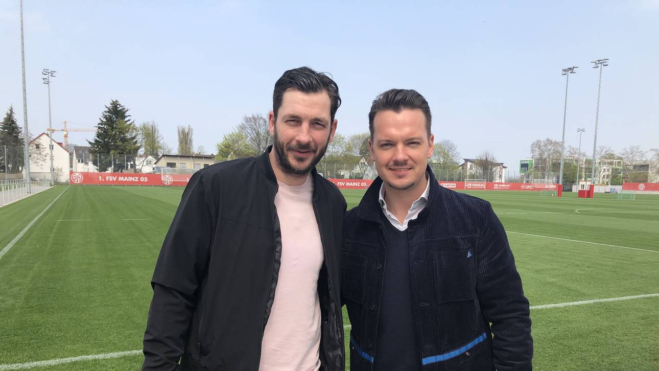 SPORT1-Reporter Florian Plettenberg traf Sandro Schwarz in Mainz