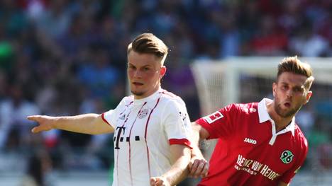 Lars Lukas Mai (l.) feierte am vergangenen Samstag sein Bundesligadebüt für den FC Bayern