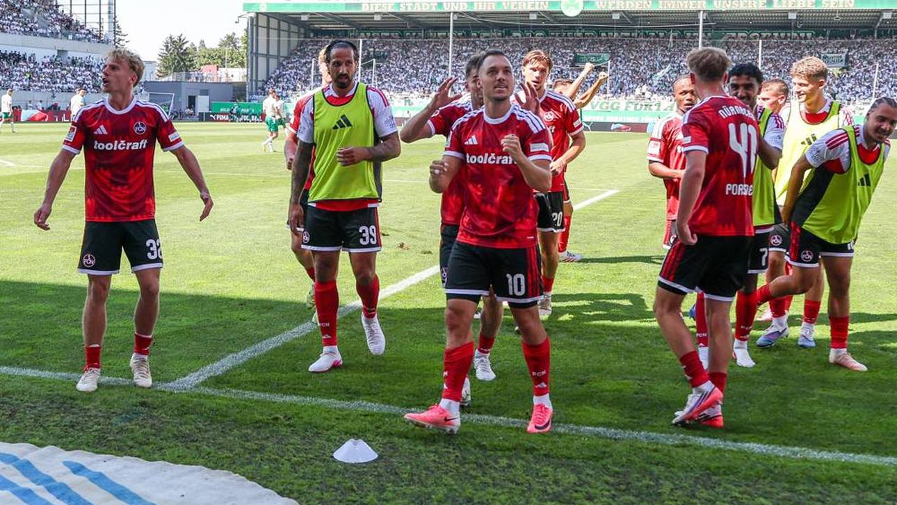 Nürnberg siegt in Spektakel-Derby