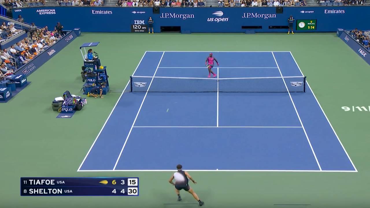 "Weltklasse Volley!" Ben Shelton mit Zauberschlag | US-Open