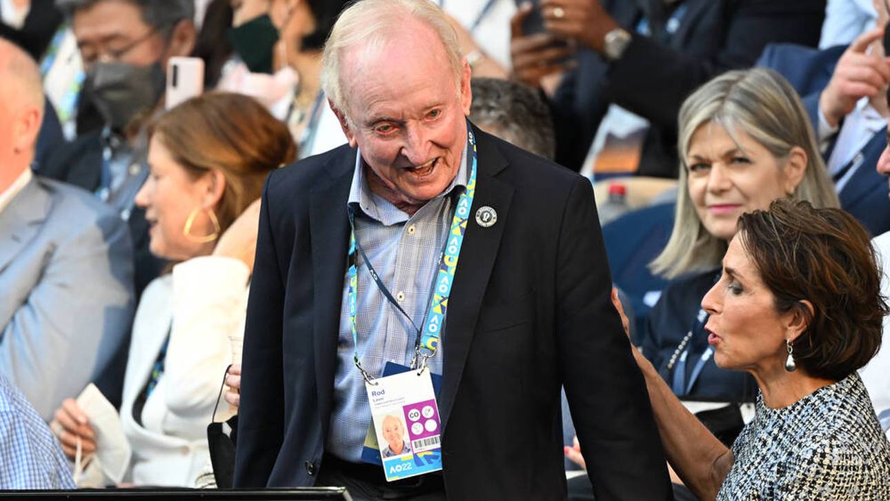 Rod Laver als Ehrengast bei den Australian Open 2022