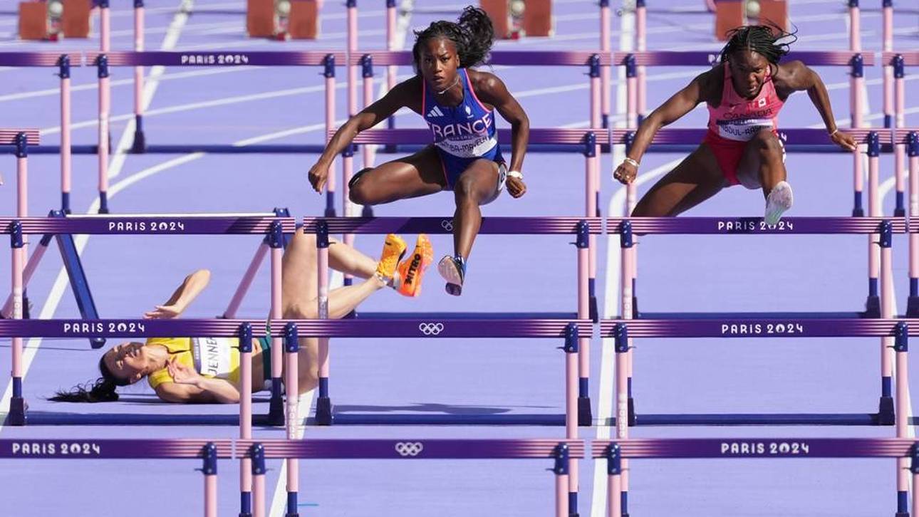 Leichtathletik-Model stürzt böse