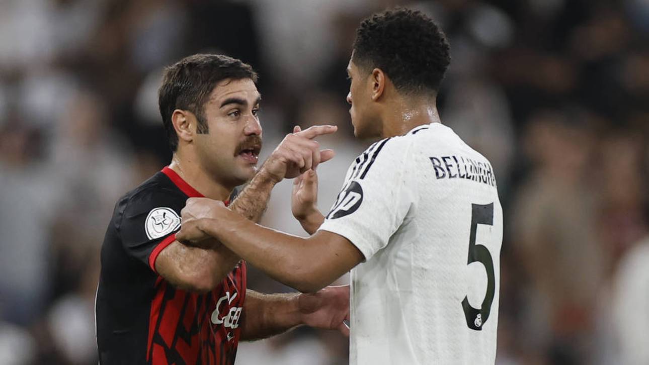 Jude Bellingham (r.) sorgte gegen Mallorca für Ärger