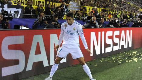 Cristiano Ronaldo bejubelte beim Real-Sieg in Dortmund zwei Treffer