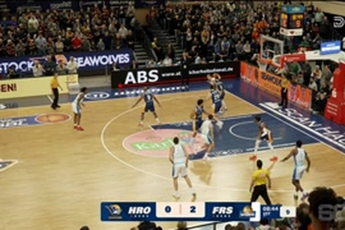 Spiel Highlights zu ROSTOCK SEAWOLVES - SKYLINERS Frankfurt