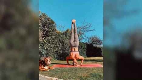 Die tennisfreie Zeit nutzt Carina Witthöft mit anderen sportlichen Aktivitäten. Dabei macht die 25-Jährige eine ähnlich gute Figur wie auf dem Tennisplatz. 