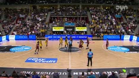 Spiel Highlights zu MHP RIESEN Ludwigsburg - FC Bayern München Basketball (1)