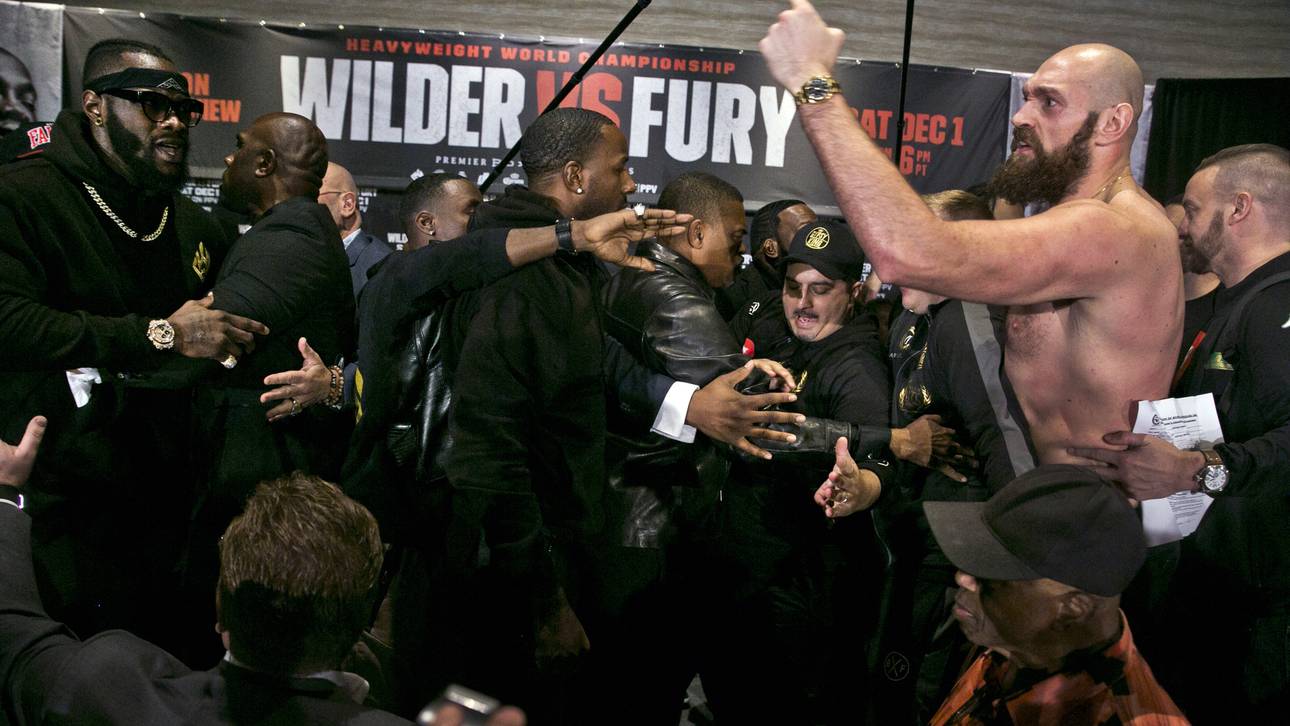 Fury vs. Wilder: PK endet im Chaos