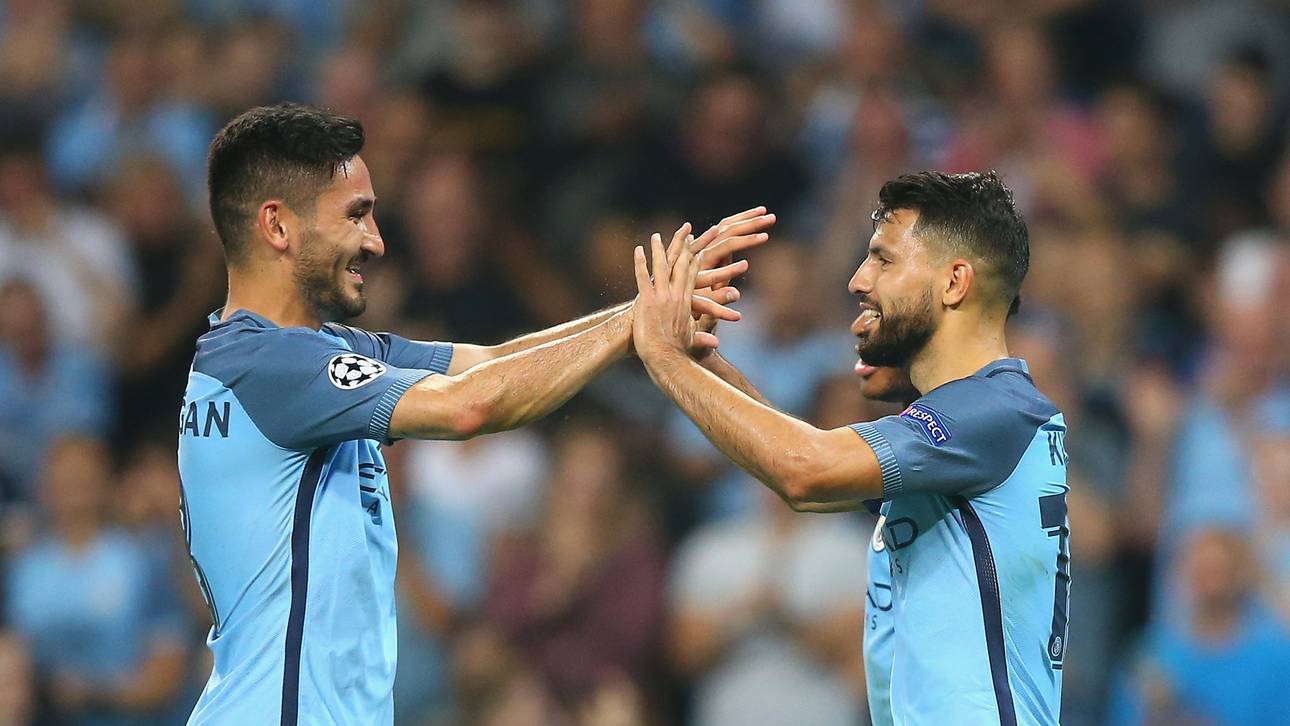 Überraschter Gündogan gleich präsent