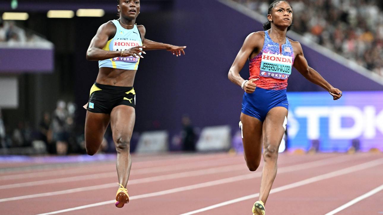 100 m: WM-Gold für Jefferson-Wooden in Traumzeit