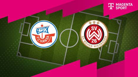 Hansa Rostock - Wehen Wiesbaden: Tore und Highlights | 3. Liga