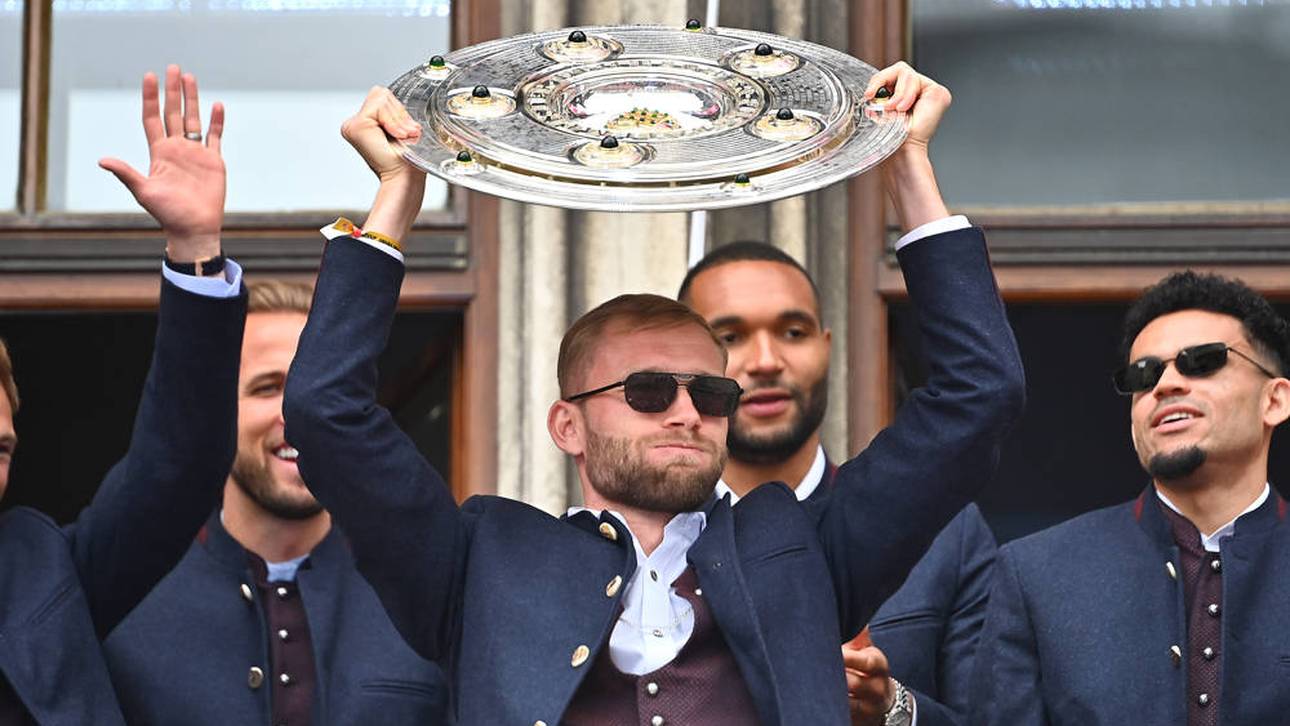 Konrad Laimer feierte seine zweite Meisterschaft mit dem FC Bayern