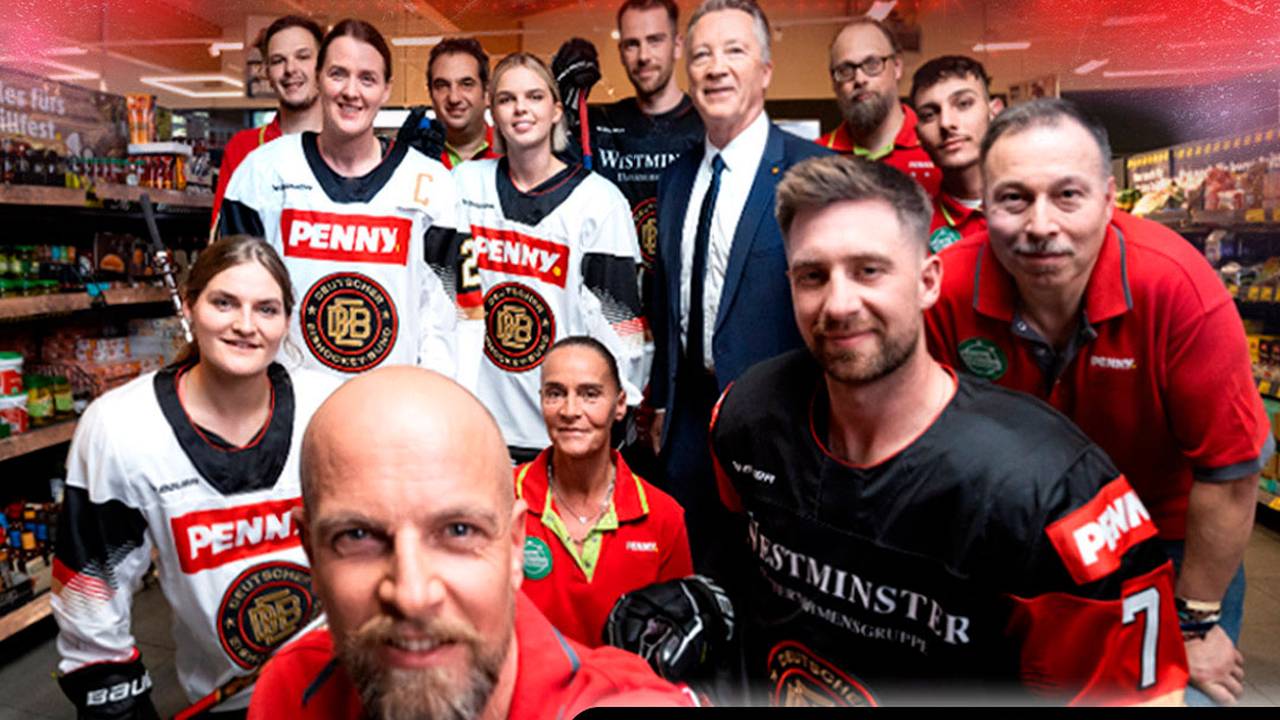 Ein starkes Team: PENNY ist Unterstützer von DEB und deutschem Eishockey