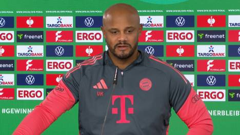 Vincent Kompany spricht auf der Pressekonferenz vor dem DFB-Pokalspiel gegen Union Berlin über die Rolle von Leon Goretzka und Aleksandar Pavlovic. Wer hat momentan die Nase vorn?