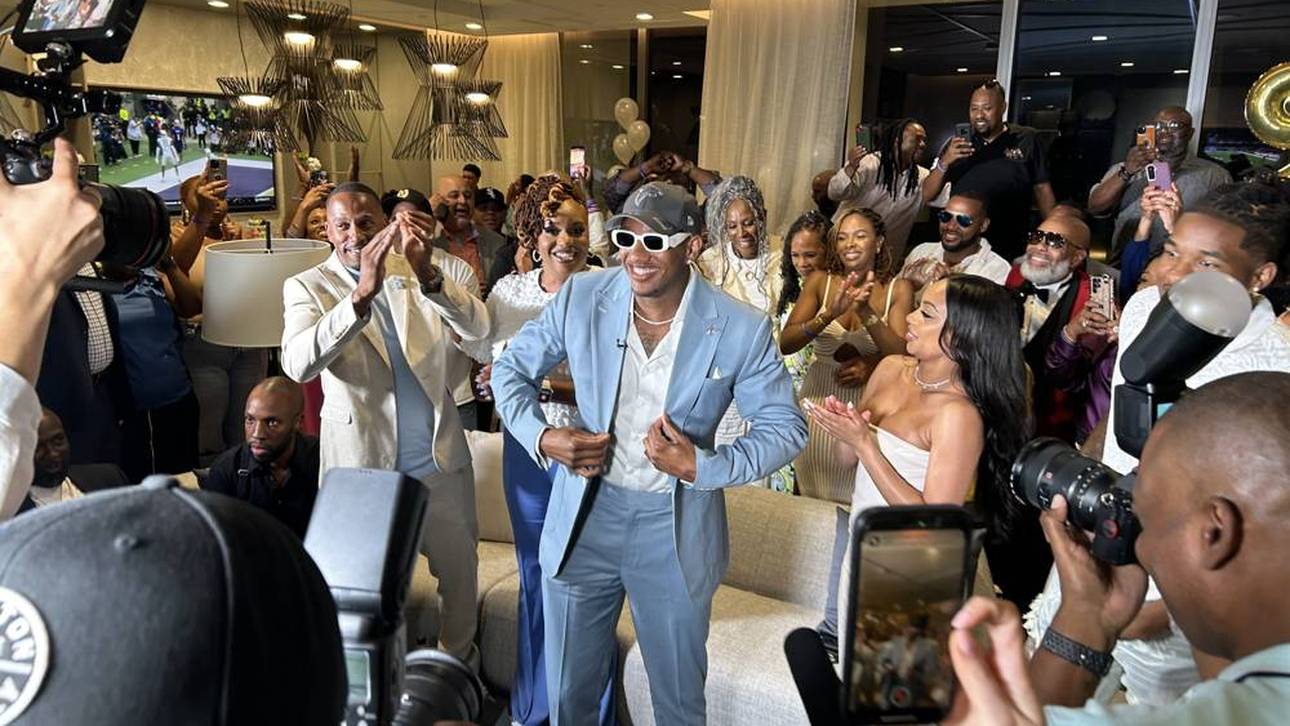 Michael Penix Jr. wurde von den Atlanta Falcons an achter Stelle gedraftet 