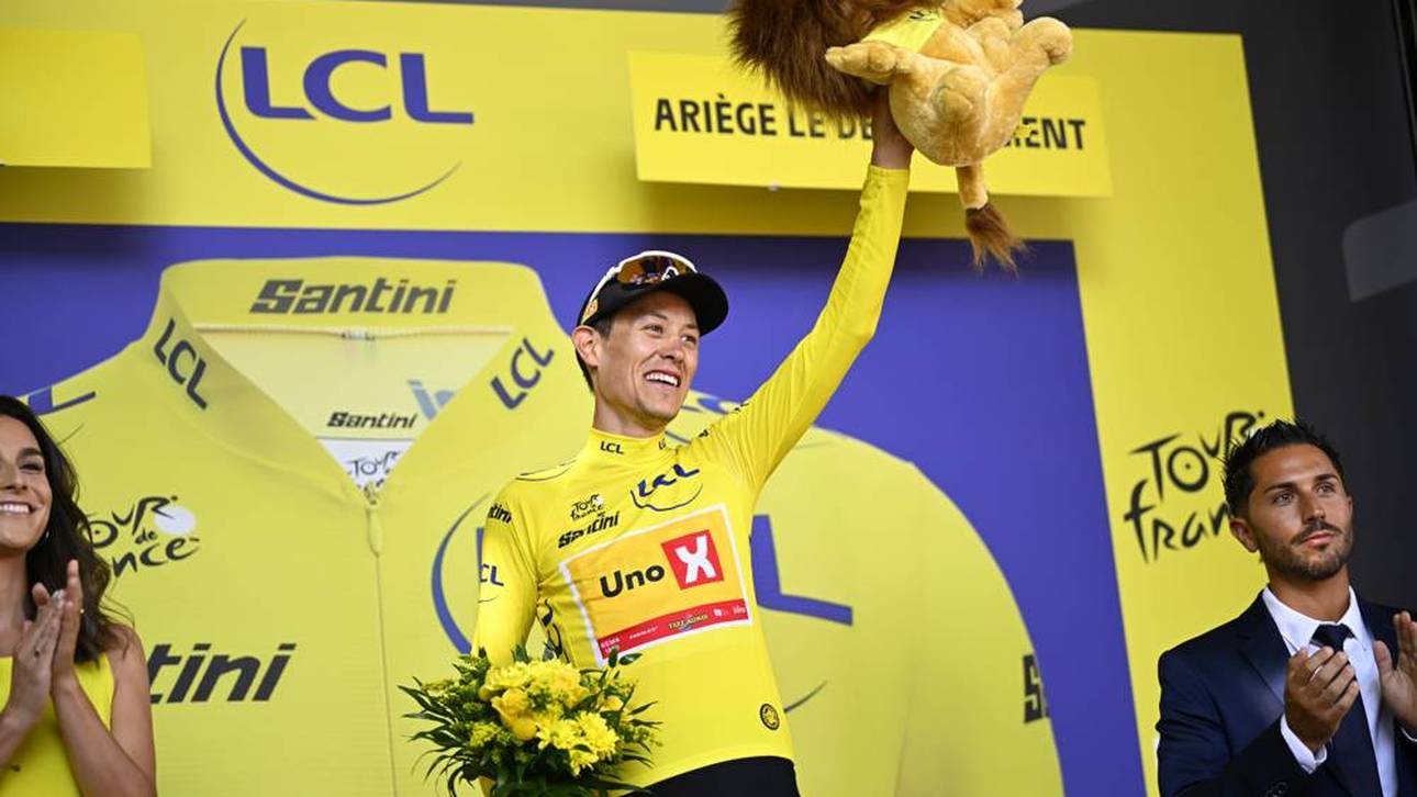 Torstein Träen fährt ab sofort im Gelben Trikot bei der Tour de France